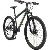 Bikestar Mountainbike 27,5 Zoll | 17 Zoll Rahmen, 21 Gang Shimano Schaltung, Scheibenbremse | Schwarz