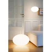 CPH Lighting Eggy Pop In Tischleuchte, Ø 32 cm, weiß - , Weiß, für Wohnzimmer, Kunststoff