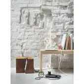 Muuto Control Tischleuchte Black - , Schwarz, für Schlafzimmer, Aluminium, Design
