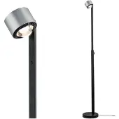 Paulmann LED Stehlampe Aldan, dimmbar, schwarz, für Wohn- / Esszimmer, Aluminium, Modern, LED Stehlampe