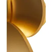 LIGHT-POINT Soho W2 Wandleuchte Ø20 IP54 2700/3000K Gold - , Gold / Messing, für Terrasse, Aluminium