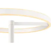 SLV Stehlampe One Straight, dimmbar, weiß / opal, für Wohn- / Esszimmer, Metall, Modern, Stehlampe