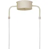 Globen Lighting Hängelampe CURVE 5, dimmbar, creme / amber, für Wohn- / Esszimmer, Metall, Vintage, Pendelleuchte
