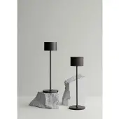 Blomus Mobile LED-Tischleuchte -FAROL- Gunmetal