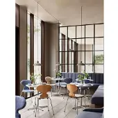 Fritz Hansen KAISER idell 6631-P Pendelleuchte Olive Grün - , Grün, für Wohnzimmer, Metall, Skandinavisch