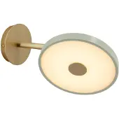 UMAGE Asteria Short LED-Wandlampe, oliv/messing, Stecker - , Asteria Short, dimmbar, Gold / Messing, für Wohnzimmer, Metall, Design