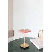 UMAGE LED Tischlampe Asteria Move, dimmbar, violett / pink / rose, für Wohn- / Esszimmer, Metall, Design, LED Tischlampe