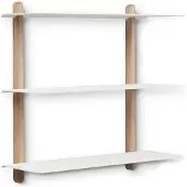 Gejst Nivo Regal Large A Hell Eiche/Weiß - , Holz, Holz