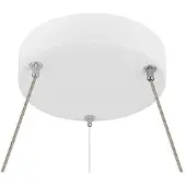SLV One Flat Pendelleuchte Einzeln 2700/3000K White - , Weiß, für Wohnzimmer, Aluminium