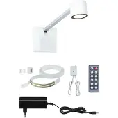 Paulmann LED Bilderleuchte "Adelia", grau (aluminiumfarben), 1, H: 8,5cm, 1 Stk., Leuchten, dimmbar, LED Bilderleuchte