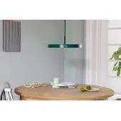 UMAGE Asteria Pendelleuchte Forest Green/Black Top - , dimmbar, Grün, für Wohnzimmer, Metall