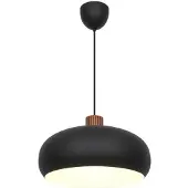 DFTP Aurelio Pendelleuchte Schwarz - by Nordlux, Schwarz, für Wohnzimmer, Metall