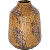 TABLE PASSION Vase pylea 30cm - Orange Rund Fayence