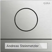 Gira 5565920, Kabelgebunden, 1 Modul(e), IP54, 10-poliger Steckverbinder, Edelstahl, Edelstahl