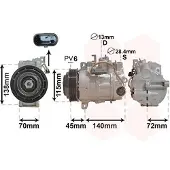 VAN WEZEL Kompressor, Klimaanlage 3000K710
