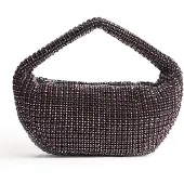 Ted Baker Handtasche Crystol Mini Crystal Slouchy Hobo Bag Dk - Red dunkelrot