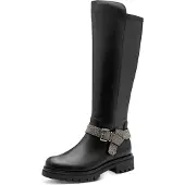 Marco Tozzi Damen Stiefel mit Strassverzierungen 2-85600-45, Größe:38 EU, Farbe:Mehrfarbig