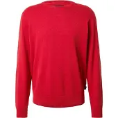 Bugatti Rundhalspullover "Regular Fit" Basic Essential aus reiner Baumwolle