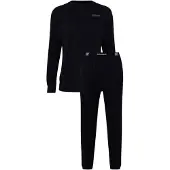 Cr7 Pyjama 8730-42 Schwarz Regular Fit