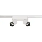 LEDKIA LED-Strahler Doppelt für Magnetschiene 25mm SuperSlim 10W 48V Weiss 4000K Neutralweiß
