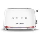 Smeg Toaster TSF01IDFEU, 2 Scheiben, weiß, Ines de la Fressange