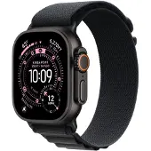 Apple Alpine Loop Armband für Watch | 44/45/46/49 mm - Größe L - Black / Black Titanium