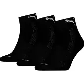 Puma Kurzsocken "UNISEX CUSHIONED QUARTER 3P" 3 Stk. tlg. mit eingestricktem Logo im Bund