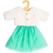 Heless Puppen-Plüschjacke "Yuki" mit Tüllrock, Gr. 28-35 cm