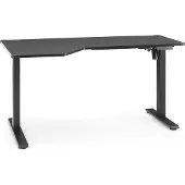 Hjh OFFICE Elektrisch höhenverstellbarer Schreibtisch Worktime Game Computertisch höhenverstellbar 72.0 - 110.0 x 140.0 x 80.0 cm