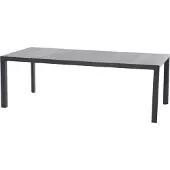 Siena Garden Dining Tisch Silva 220x100 cm anthrazit/wood grey M29424