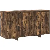 vidaXL Sideboard Geräucherte Eiche 135 x 41 x 75 cm Holzwerkstoff