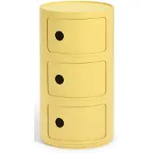 Kartell Container Bio Componibili gelb, Designer Anna Castelli Ferrieri, 58.5 cm