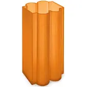 Kartell Okra Vase Tall Orange - , Orange, Kunststoff