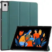 IMoshion Trifold Klapphülle für das Lenovo Idea Tab Plus - Dunkelgrün