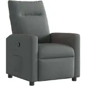 vidaXL Relaxsessel Dunkelgrau Stoff