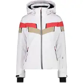 CMP Damen Skijacke Jacket Zip Hood Weiß 34