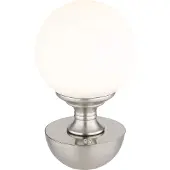 Globo Tabina LED Tischleuchte 2,5W CCT Nickel Matt, Metall Ø12cm 21015N