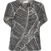 Kaffe Bluse Amber 10508257 Schwarz Relaxed Fit 40
