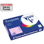Clairefontaine Rosa A3 Farbiges Papier 160 g/m² (250 Blatt)