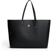 Tommy Hilfiger Handtasche Th Icon Tote AW0AW18173 Schwarz