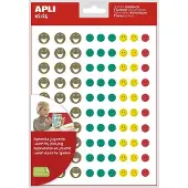 APLI Happy Face Mini 1080 Aufkleber 5 Einheiten