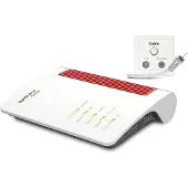 FRITZ! Box 6670 Cable Edition International, Wi-Fi 7 (802.11be), Dual-Band (2,4 GHz/5 GHz), Ethernet/LAN, Rot, Weiß, Tabletop-Router