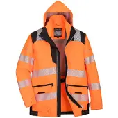 Portwest Warnschutzjacke 5-in-1 mit 10 Taschen Orange 4XL