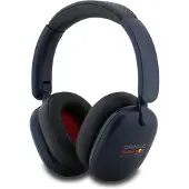 Red Bull Bluetooth Over-Ear Headphones Printed Logo Navy Blue
