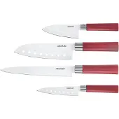 Cecotec 01003, Messer-Set, Edelstahl, Polypropylen, Edelstahl, Rot, Box
