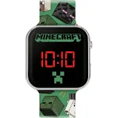 Peers Hardy Minecraft Charakter LED-Uhr mit Print Bunt Unisize