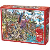 Cobble Hill DoodleTown: Viking Village, 1000 Stück(e)