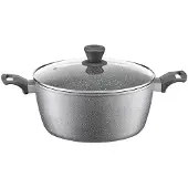 Ambition Topf Aluminium Kochtopf Suppentopf mit Deckel Griffen SILVERSTONE 5,7 L