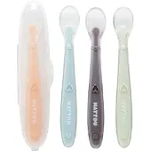 Nattou - Spoon 4-pack Soft Silicone Multi