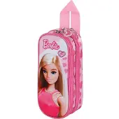 KARACTERMANIA Barbie Fashion 3d Double Mäppchen Rosa Mann Rosa One Size